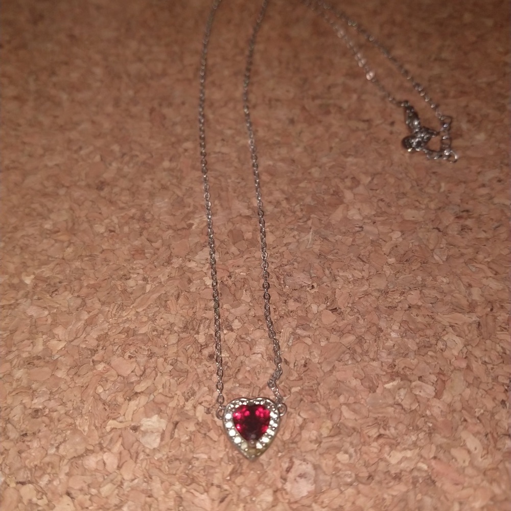 Hallmark January Birthstone Heart Necklace